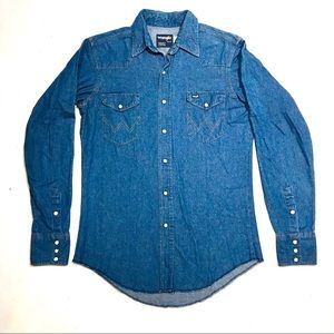 Wrangler | Western Denim Shirt USA made🇺🇸